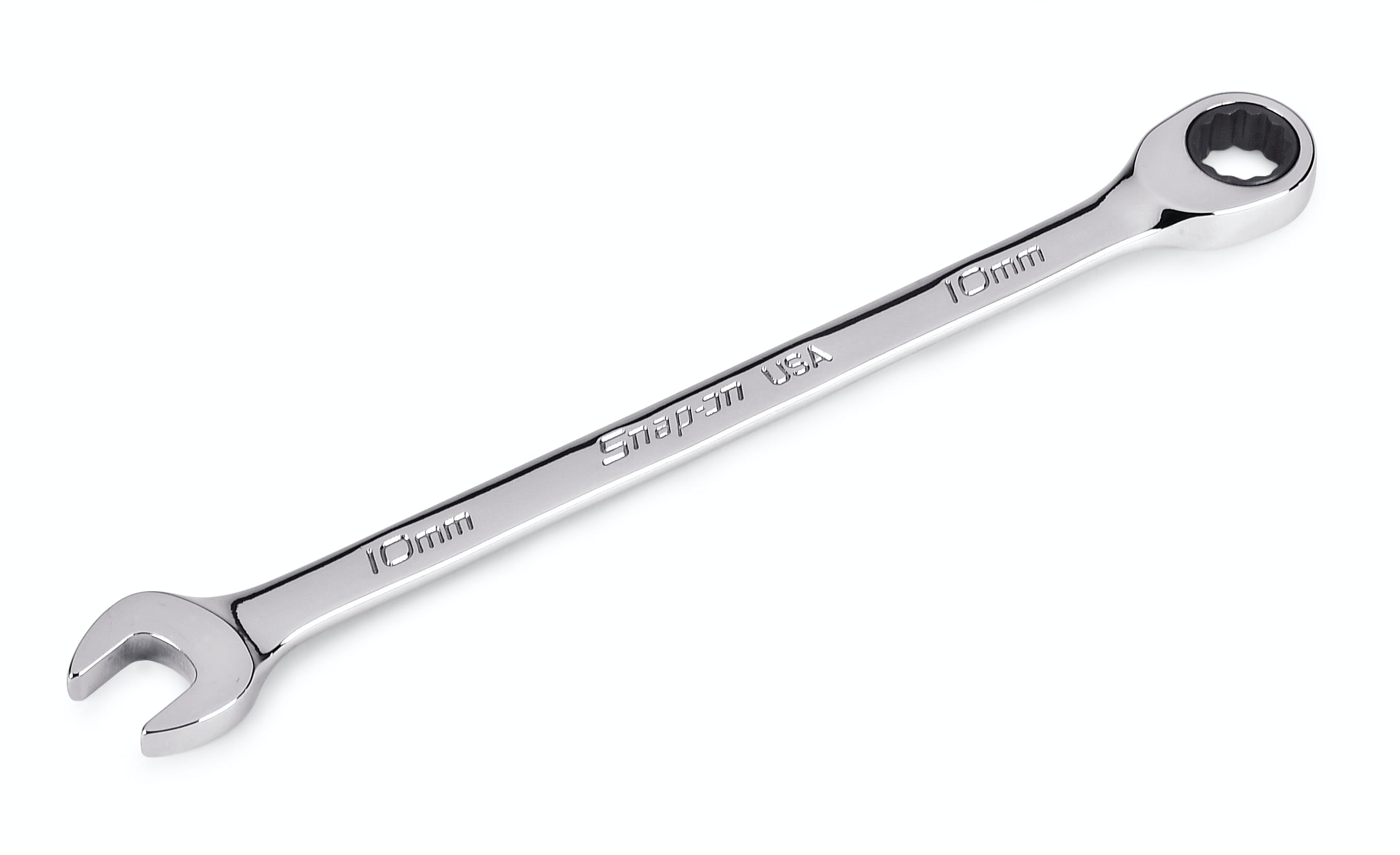 10 mm 12-Point Metric 0° Offset Ratcheting Combination Wrench | OXRM10A 10 mm 12-Point Metric 0° Offset Ratcheting Combination Wrench | OXRM10A